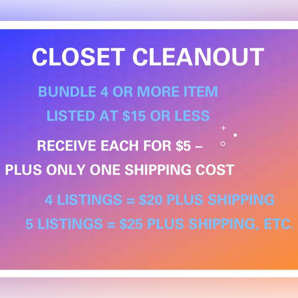 Closet Cleanout!!!